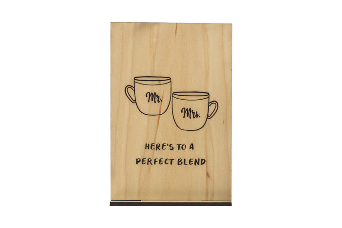 Perfect Blend Wood Card