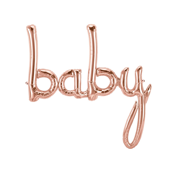 Rose Gold "Baby" Balloon