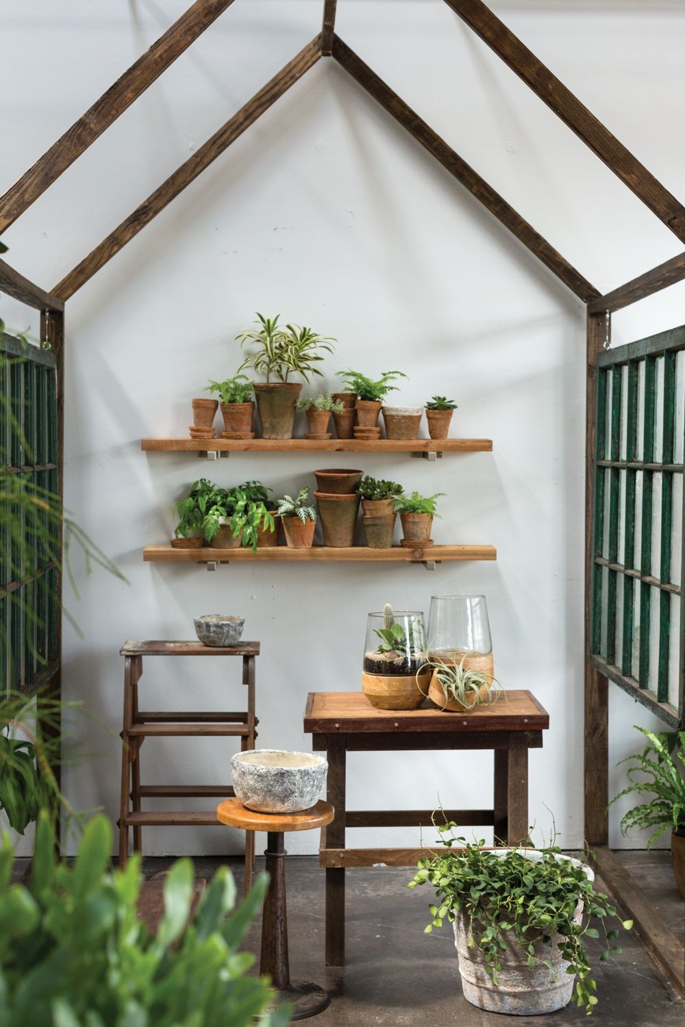 Farmhouse Terrarium Arrangment