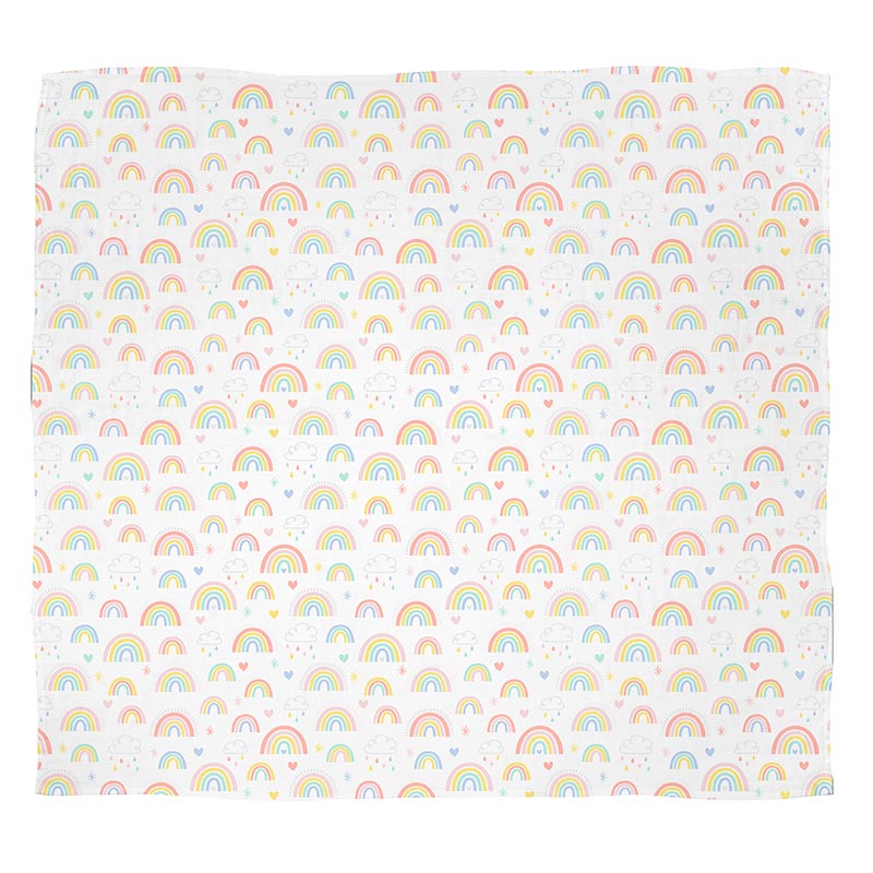 Rainbow Swaddle Blanket