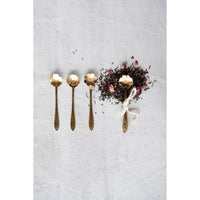Steel Flower Spoons