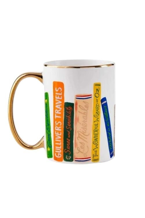 Porcelain Book Club Mug