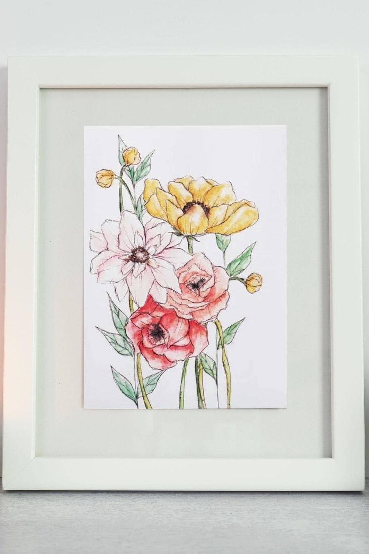 Summer Bouquet Art Print