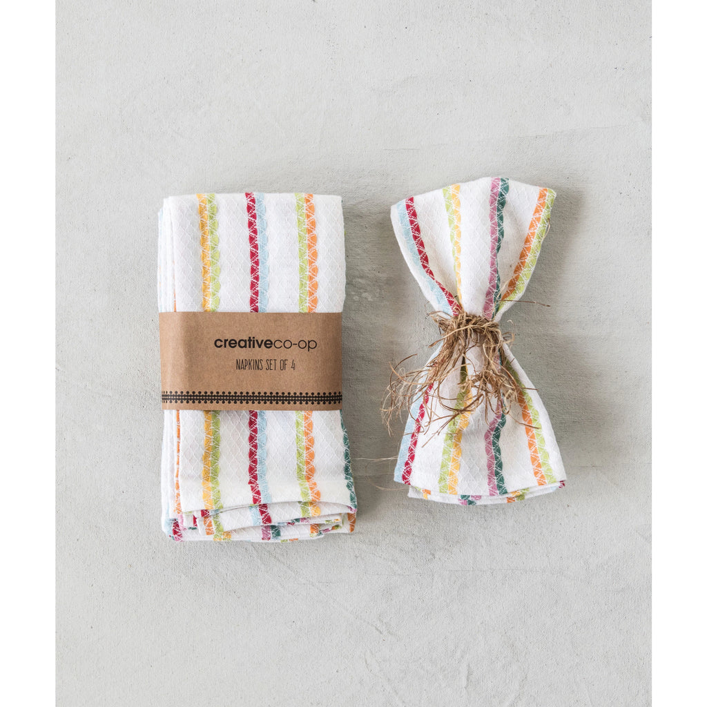 Woven Cotton Napkins Succulent Bar