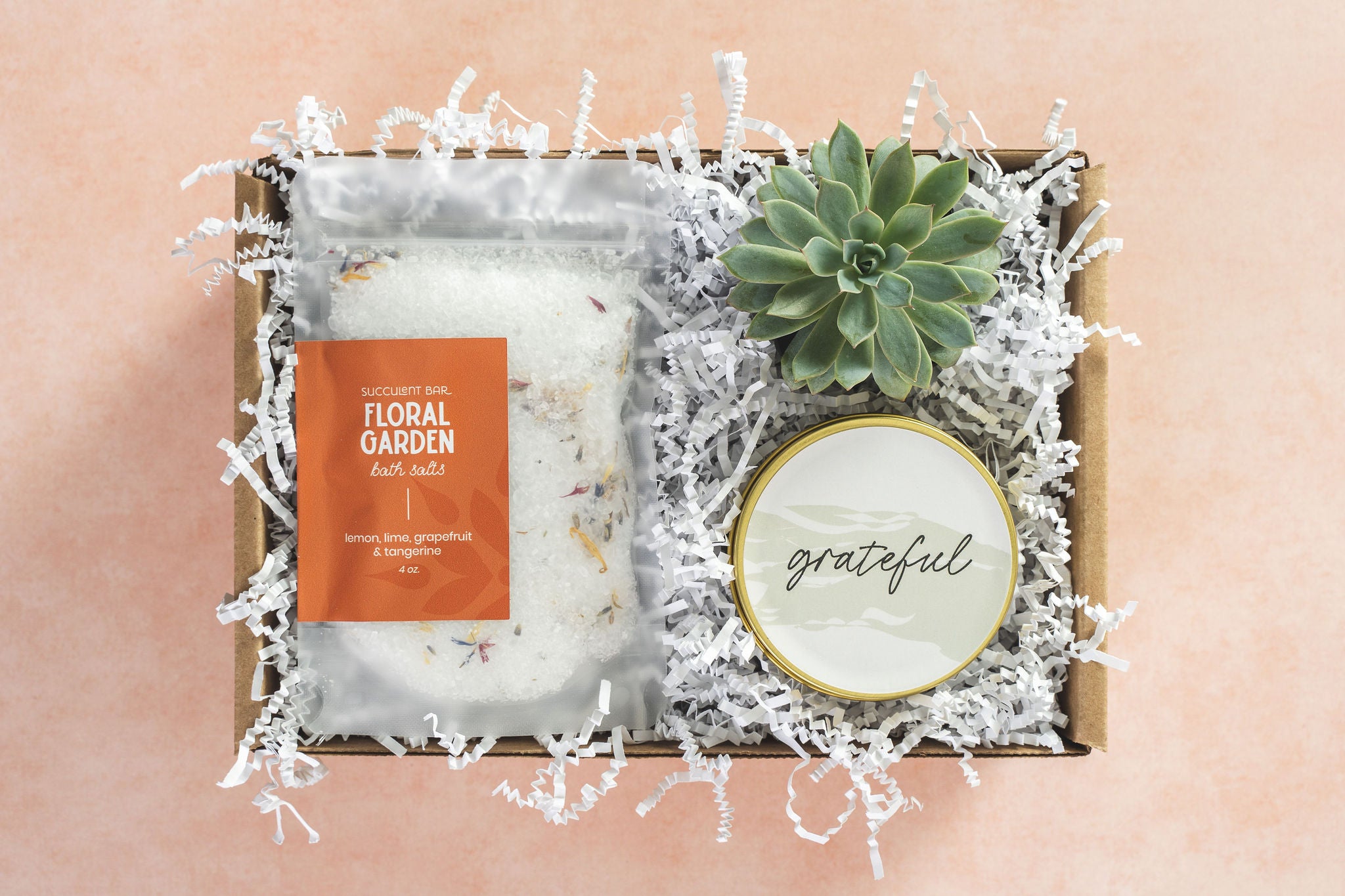 I'm Thinking factory Of You Gift Box, Succulent Gift Set, Personalized Gift, Gift For Best Friend, Thoughtful Gift