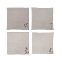 Hand Embroidered Cotton Napkins
