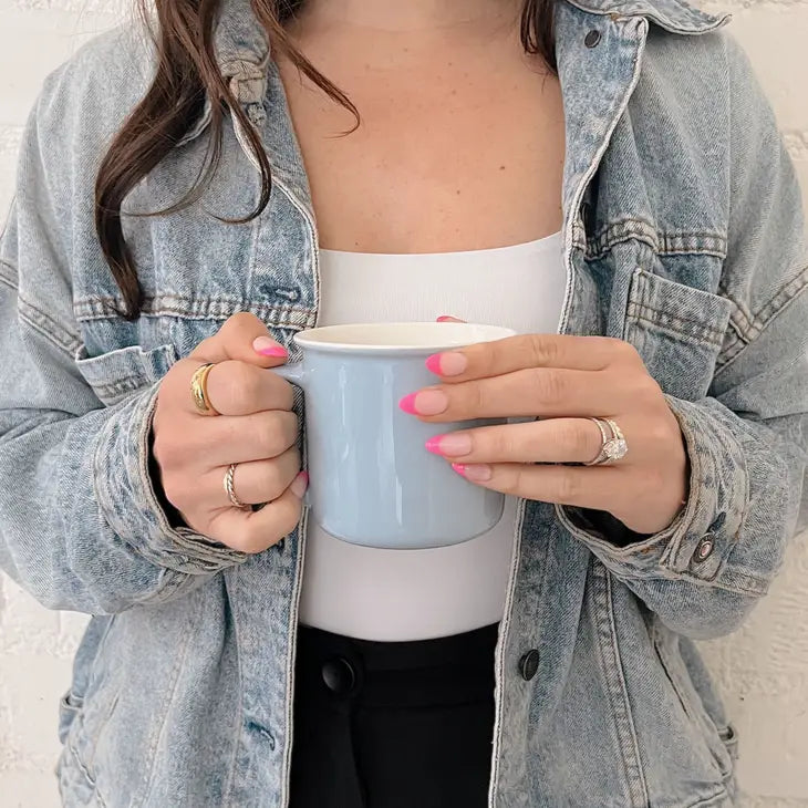 Blue Ceramic Mug