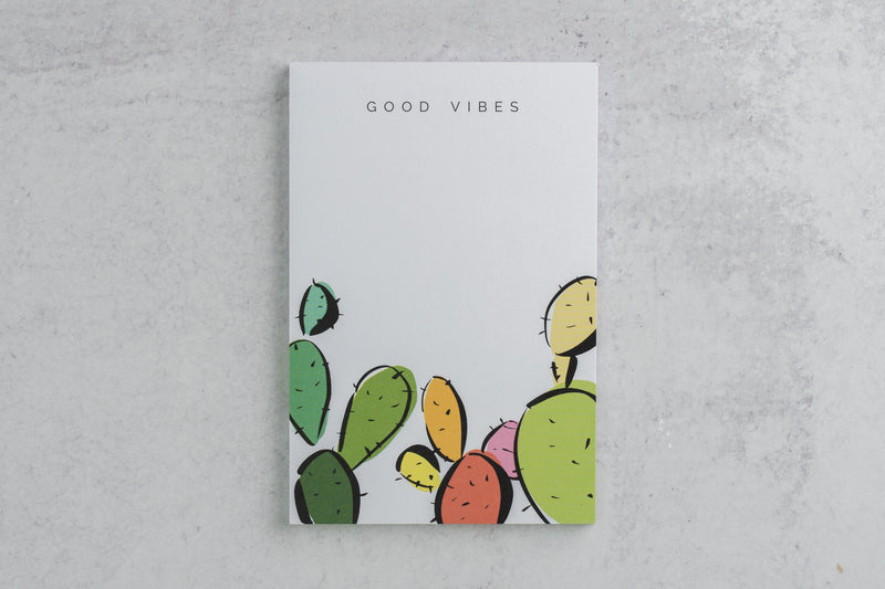 Colorful Cactus Notepad