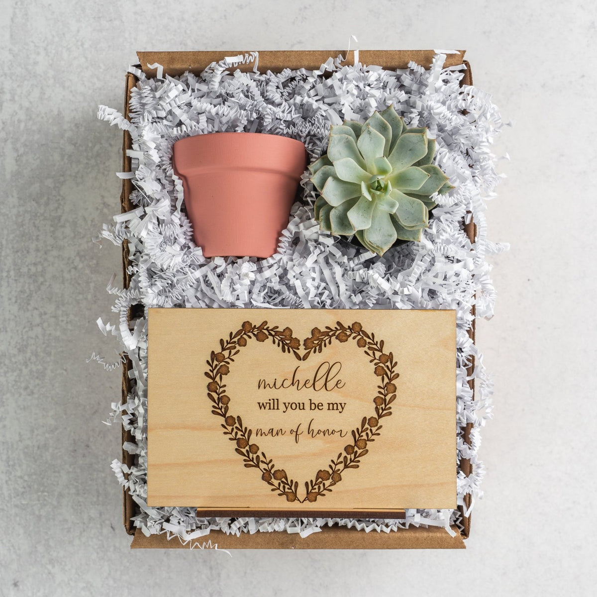 Heartfelt Bridesmaid Proposal Gift Box