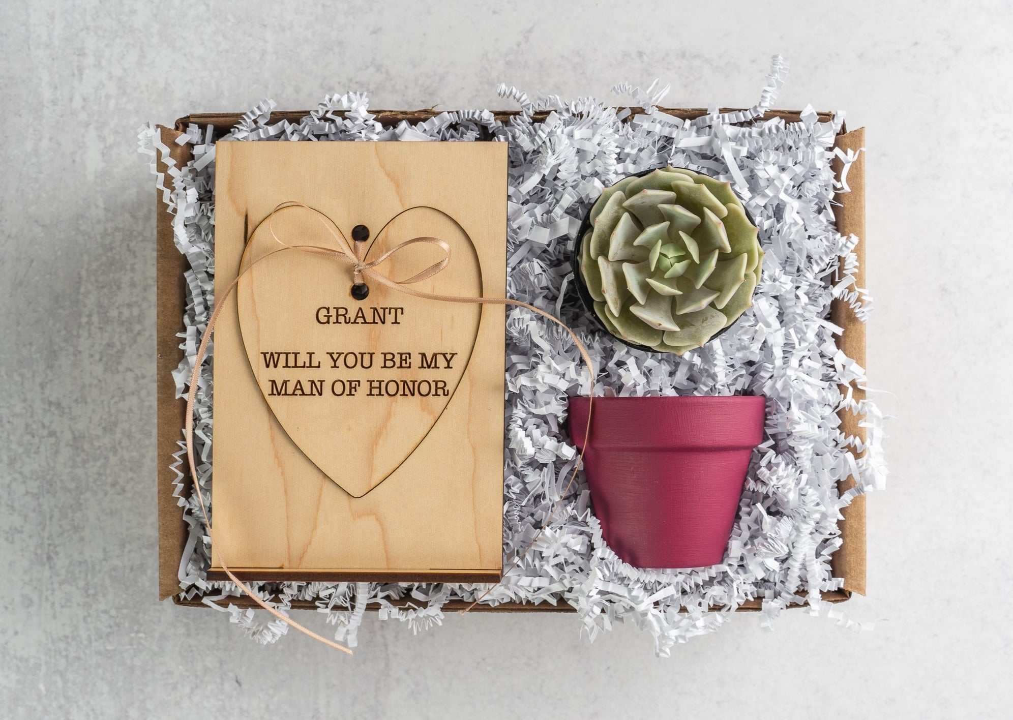 Offers Personalized Wood Bridesmaid Proposal Box | Custom Maid Of Honor Box | Engraved Gift Box