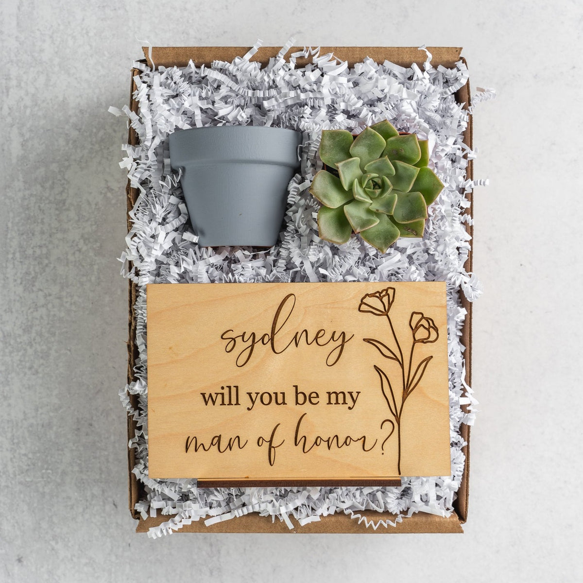 Enchanted Bridesmaid Proposal Gift Box