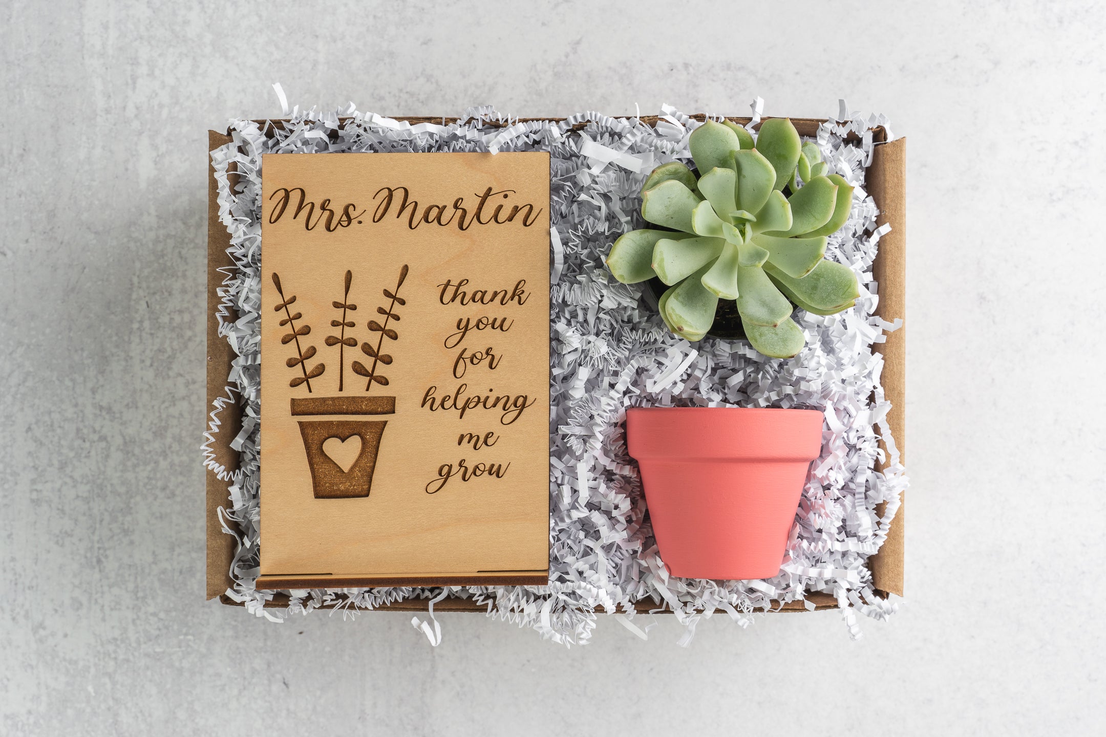 Geometric Succulent mom, new house, office, sympathy, friend, birthday succulents teacher Gift Thank you gift box bridesmaid gift store Christmas