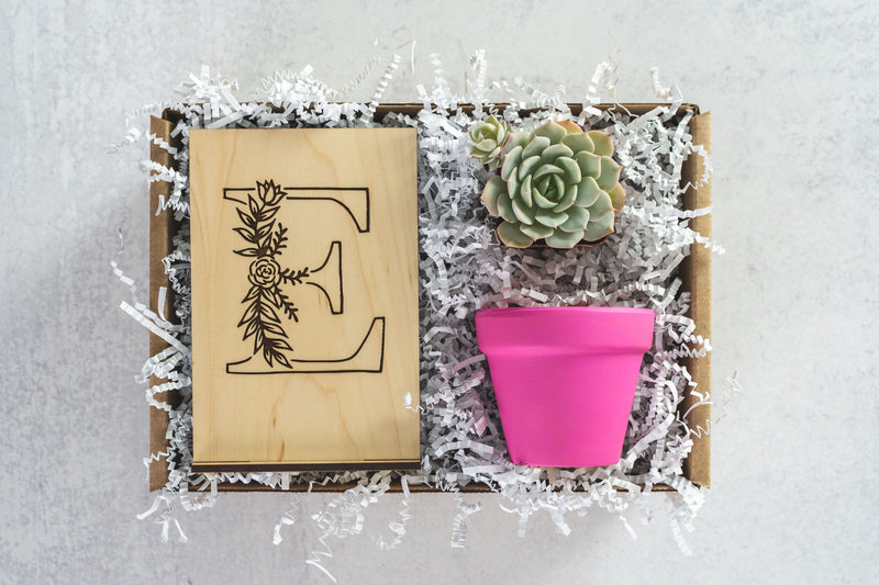 Monogram E Gift Box