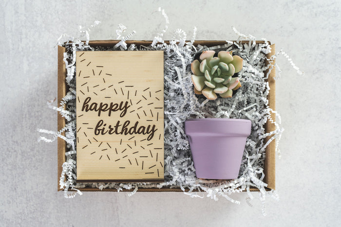 Happy Birthday Confetti Gift Box