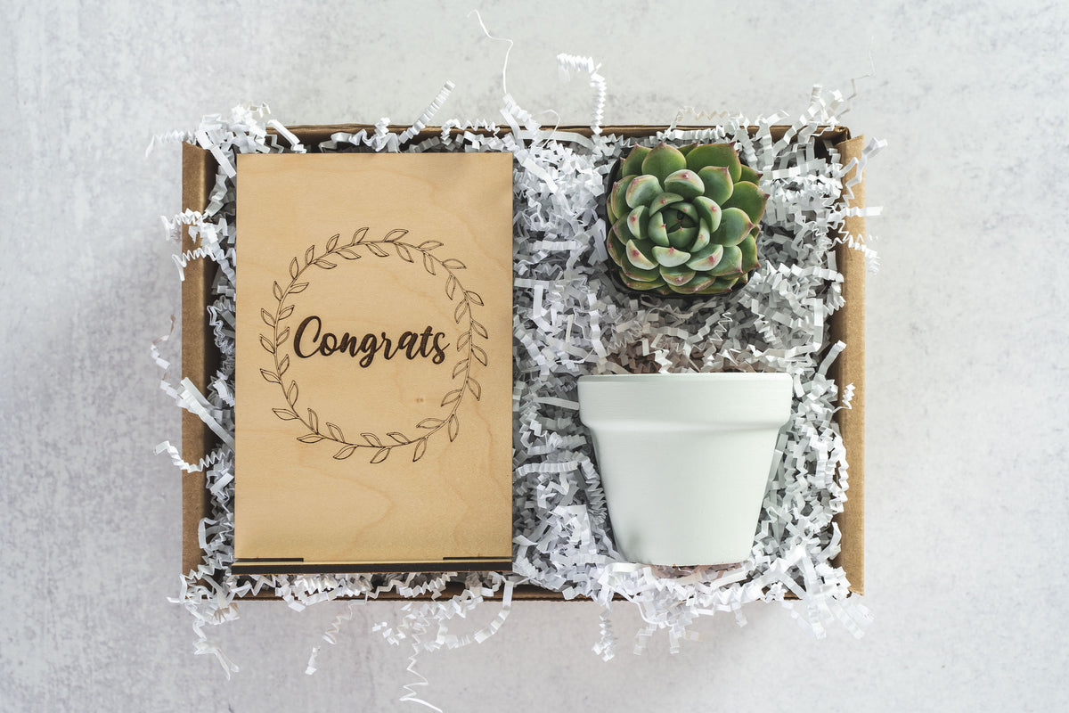 Congrats Wreath Gift Box