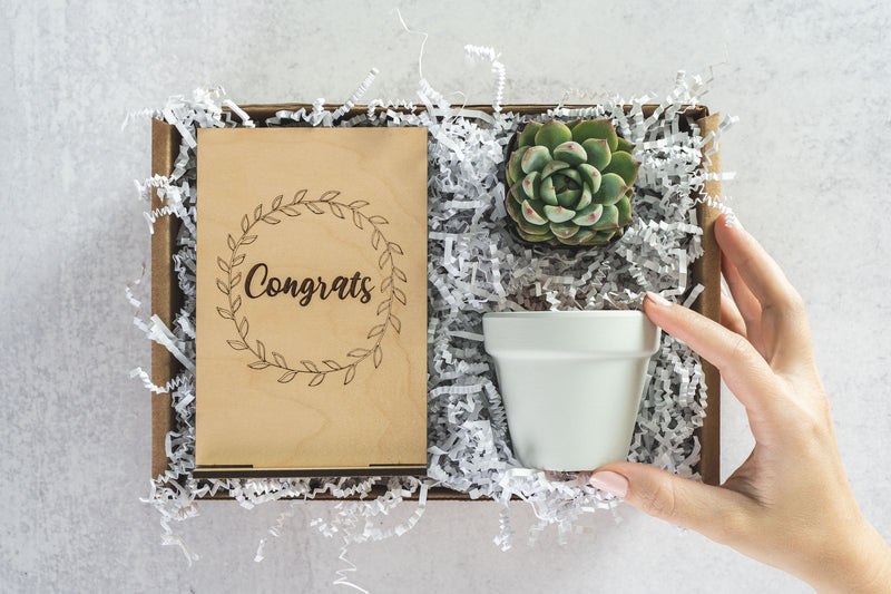 Congrats Wreath Gift Box