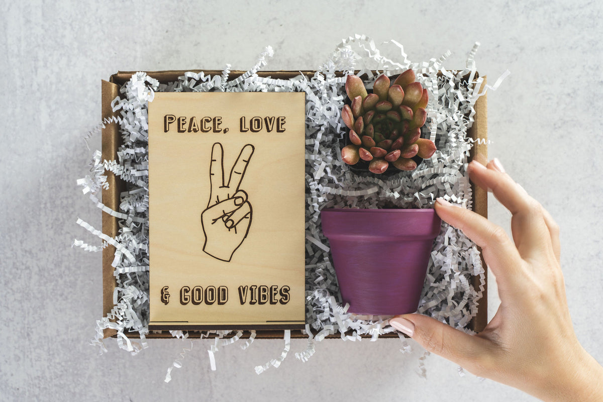 Peace, Love & Good Vibes Gift Box