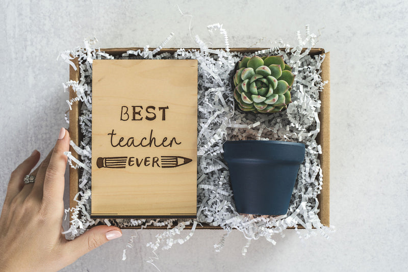 Best Teacher Ever Gift Box
