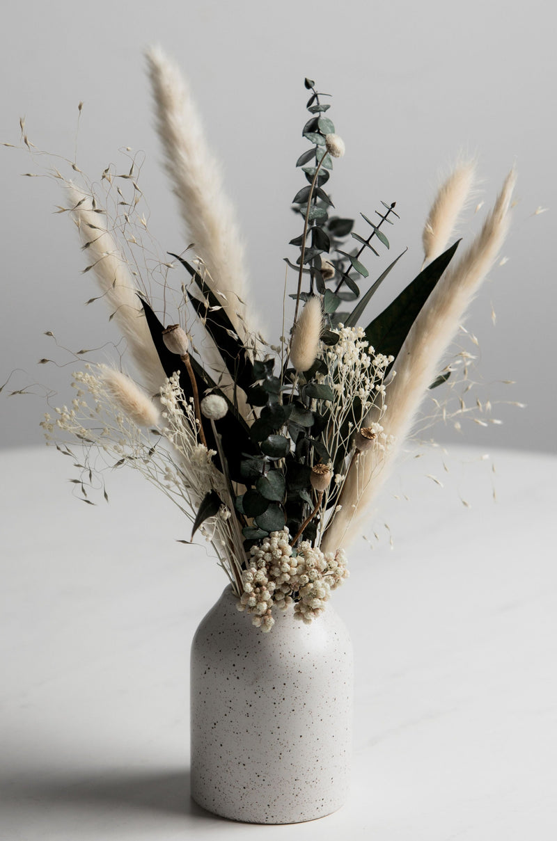 Sand and Stone Dried Floral Arrangement