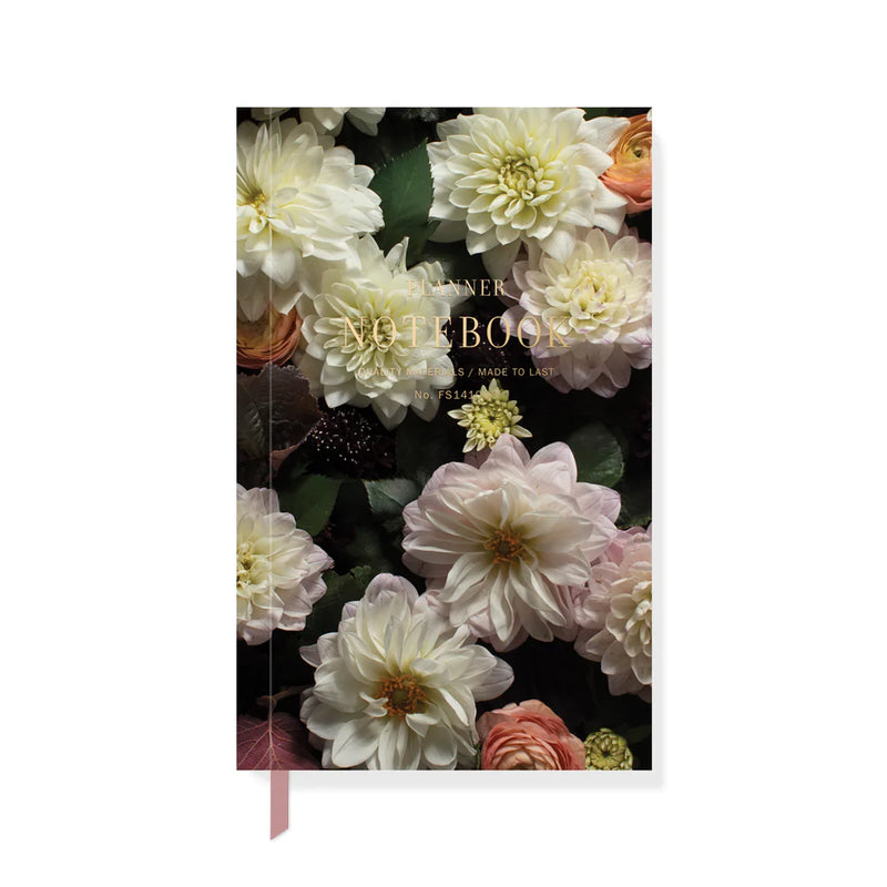 Dark Floral Planner Notebook