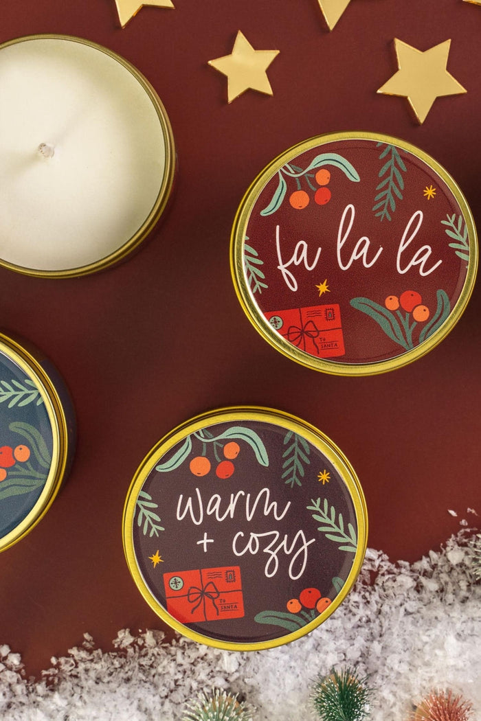Cozy Holiday Candles