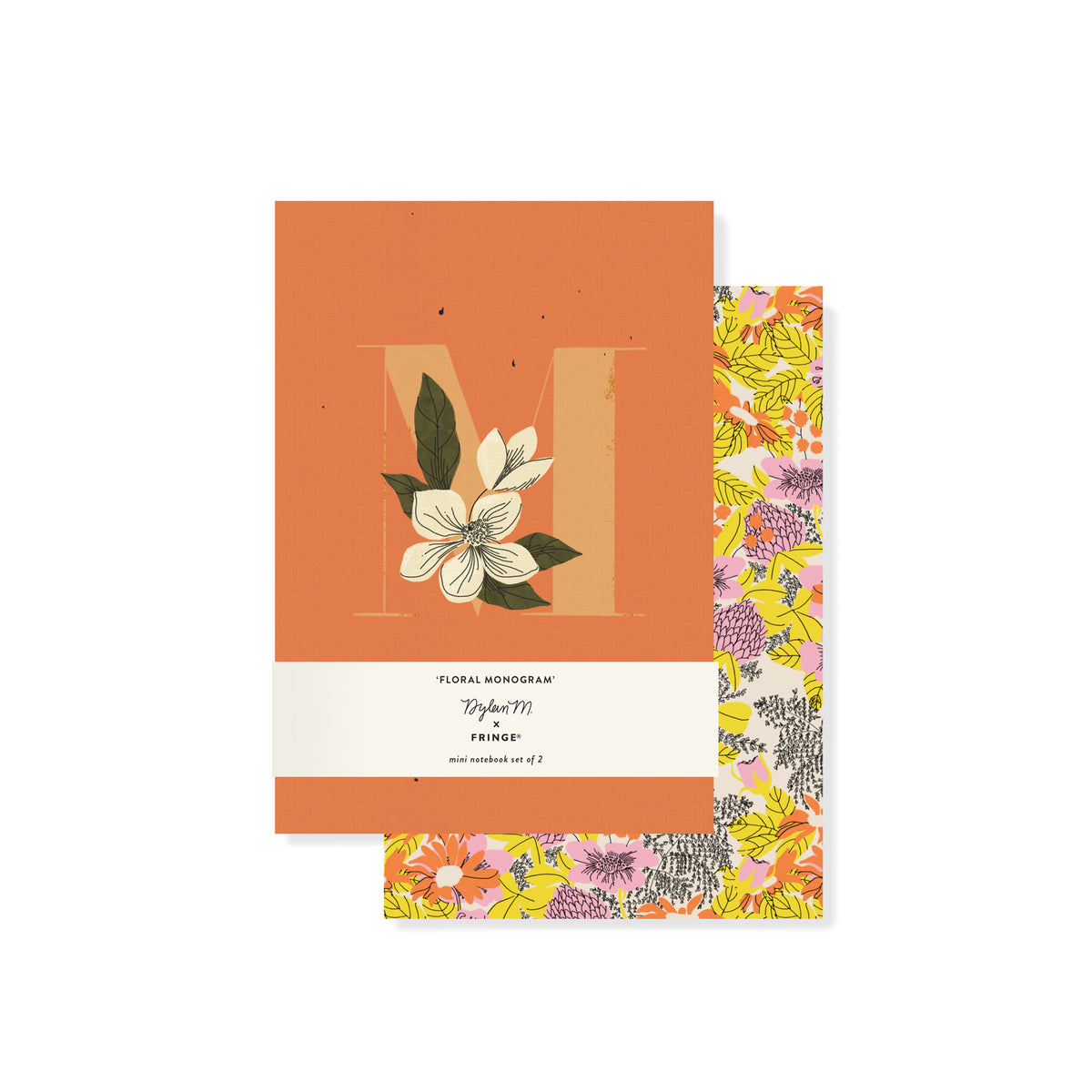 Monogram Floral Notebooks