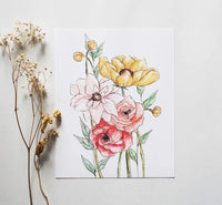 Summer Bouquet Art Print