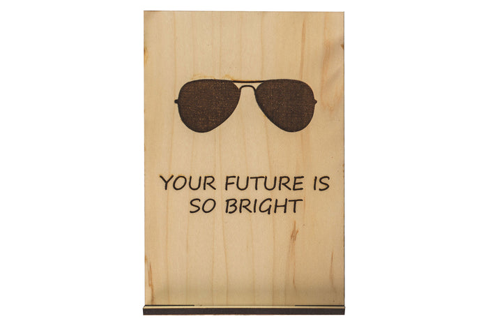 Bright Future Wood Card