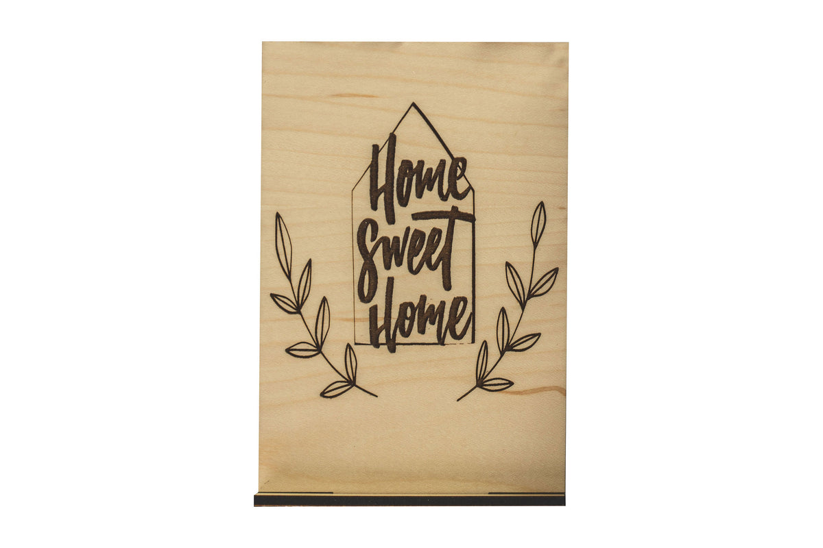 Home Sweet Home Wood Card