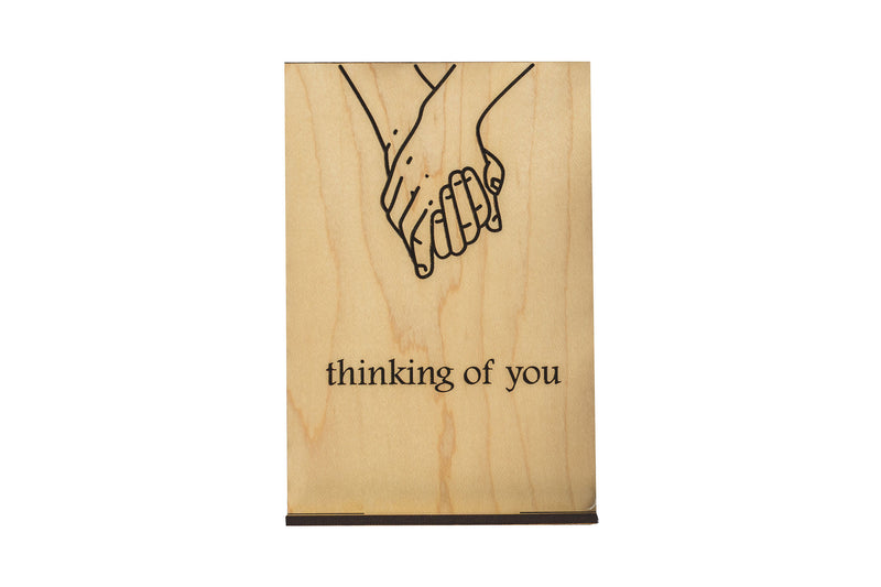 Thinking Of You Wood Card