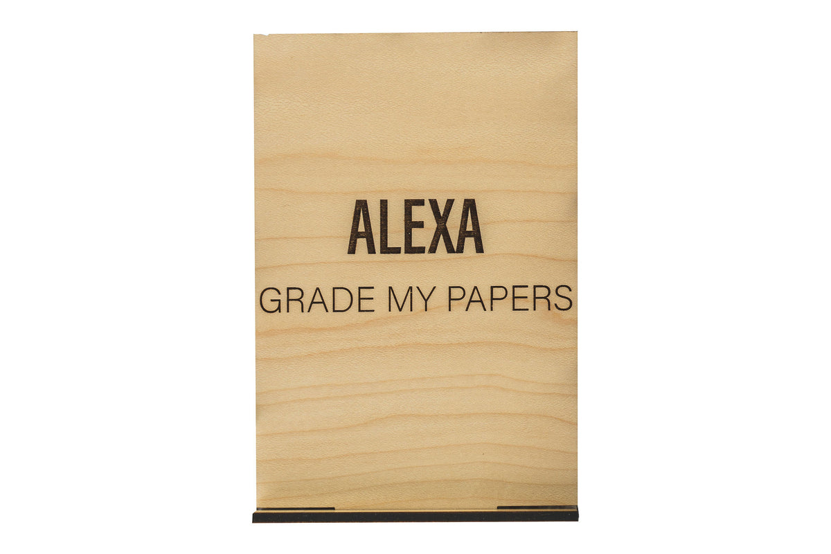 Alexa Wood Card