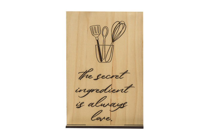 Secret Ingredient Wood Card