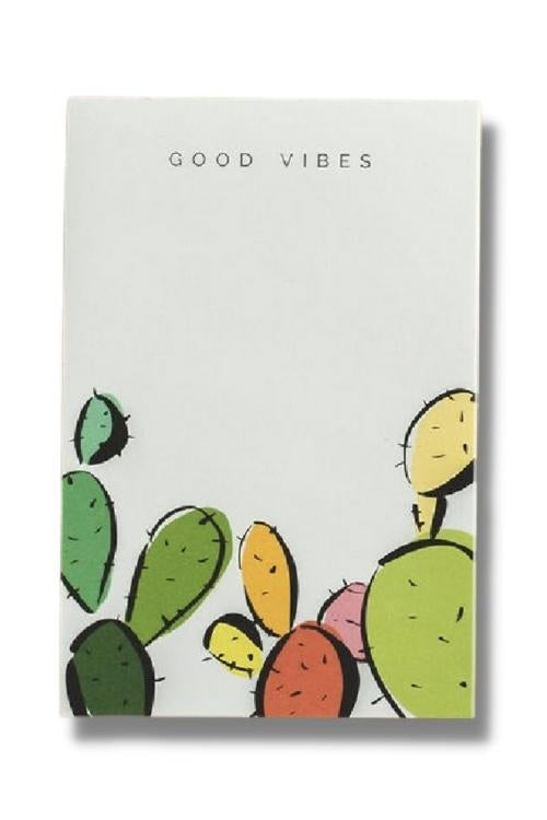 Colorful Cactus Notepad