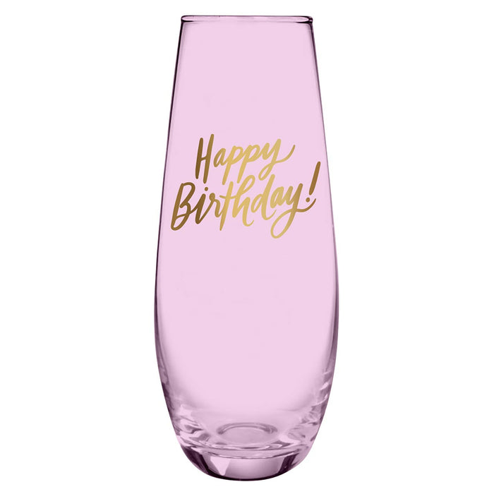 Happy Birthday Champagne Glass