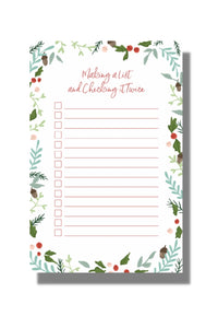 Making a List Notepad